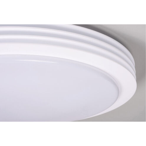 Lenox LED 14 inch White Flush Mount Ceiling Light